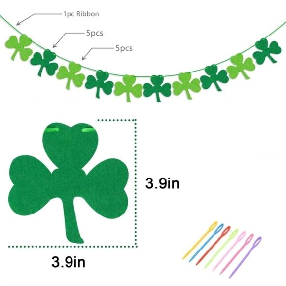 St Patrick's Day Pull Flag ☘️ - Picture 3 of 3